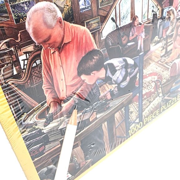 White Mountain Attic Treasures 1000 Piece Rare Hard To Find Sealed Steve Crisp - Picture 7 of 8